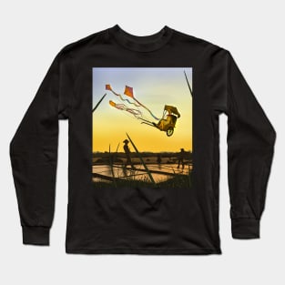 The Flying Rickshaw Long Sleeve T-Shirt